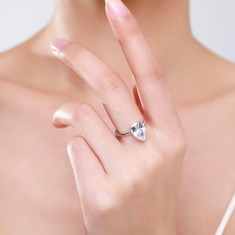 2025 New 316L Stainless steel Wedding Ring for Women Dazzling Zirconia Luxury Lady Accessories Bridal Jewelry Wholesale Not Fade
