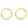 2/5/10Pcs Alloy Spray Painted Open Ring Spring Buckle Clasps For Key Bag Accessories