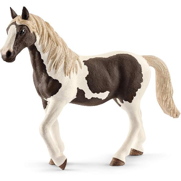 Schleich Farm World, Реалистичные игрушки-лошади для девочек и мальчиков, Пинто кобыла, Пятнистая лошадь, Фигурка, Возраст 3+