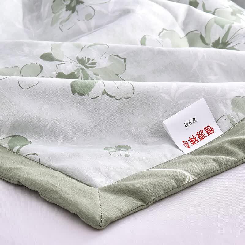 Trapunta estiva Hengyuanxiang Green Blossom 100% cotone