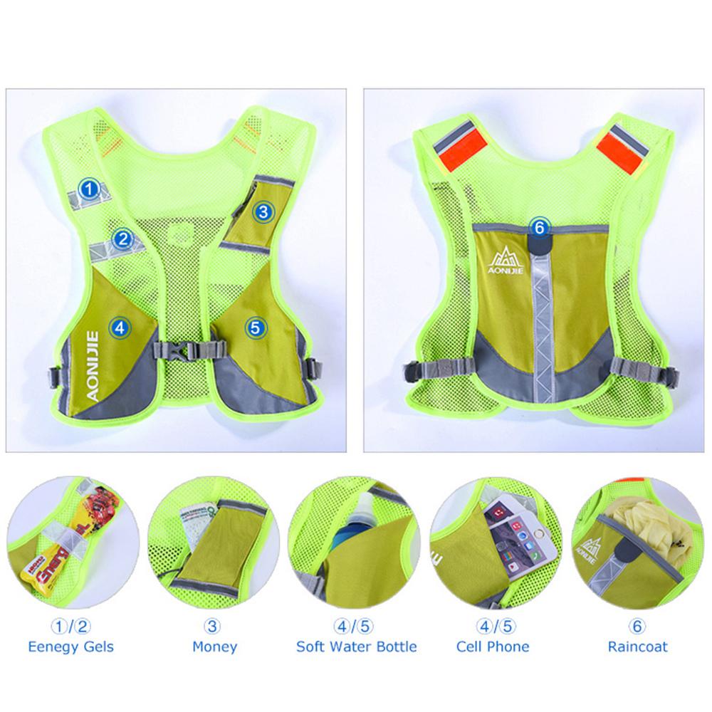 reflective hydration pack