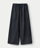 UMARMUNG Wool Flannel Fluid Pants_Charcoal