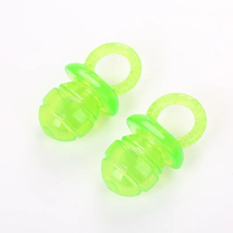 

1 шт., соска-пустышка для собак из термопластичной резины, интерактивная игрушка-пустышка для собак, жевательные игрушки для зубов и моляров, снижающие давление, товары для животных зелёный