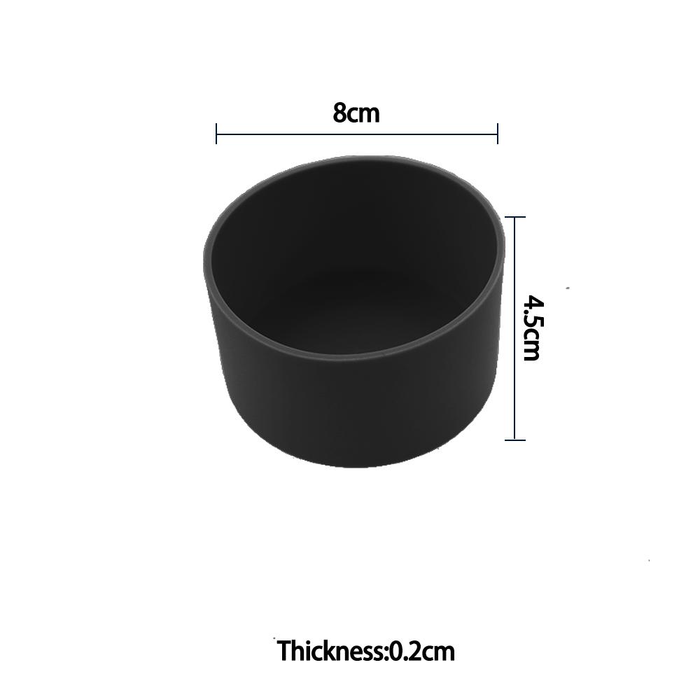 Pro lepší život 1ks 9,5cm Měkký silikonový spodní chránič na hrnek/láhev na vodu/čaj Anti-poškození Příslušenství