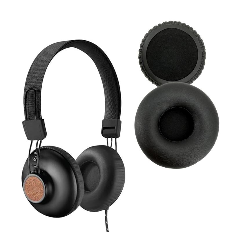 Protein Leather Earmuffs for House of Positive Vibration 2 Headphones Soft Sponges Earpads Case Cover Ear Pad Earphone Cushions