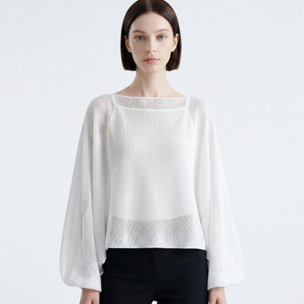 Plara Mesh Pleats Cover Up Blouse Up To 88
