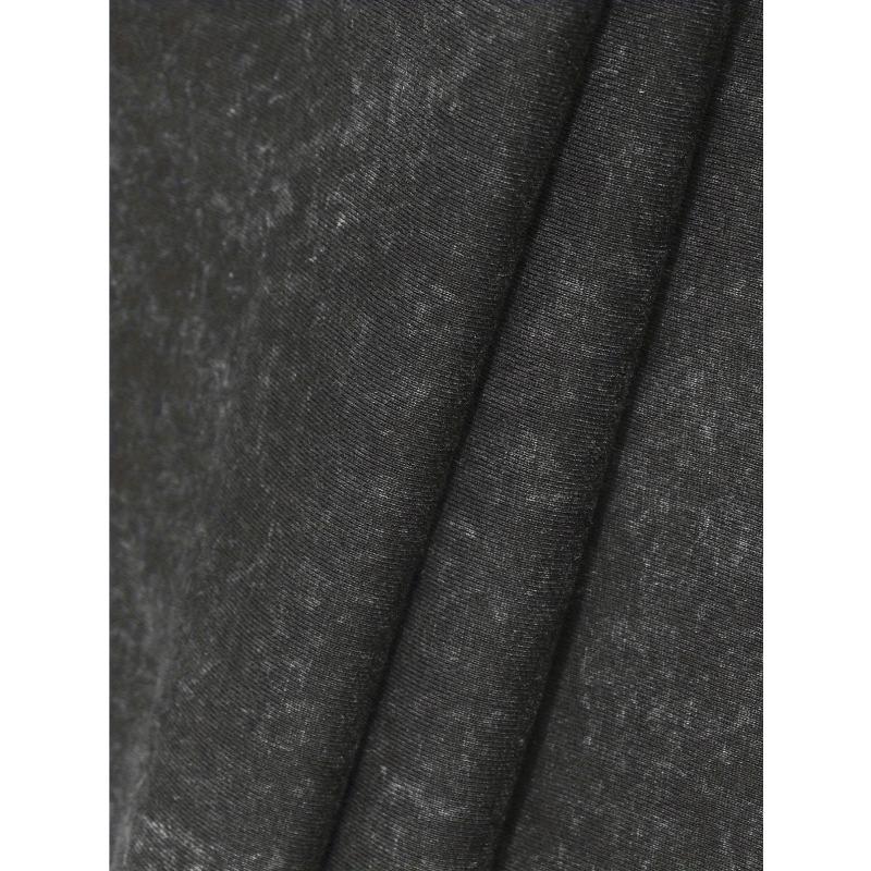 European Size Men's Heavyweight Vintage Washed Cotton T-Shirt - Oversized Y2K Cyberpunk Streetwear with Turquoise Brain & Heart Print,Hip-Hop Shirt