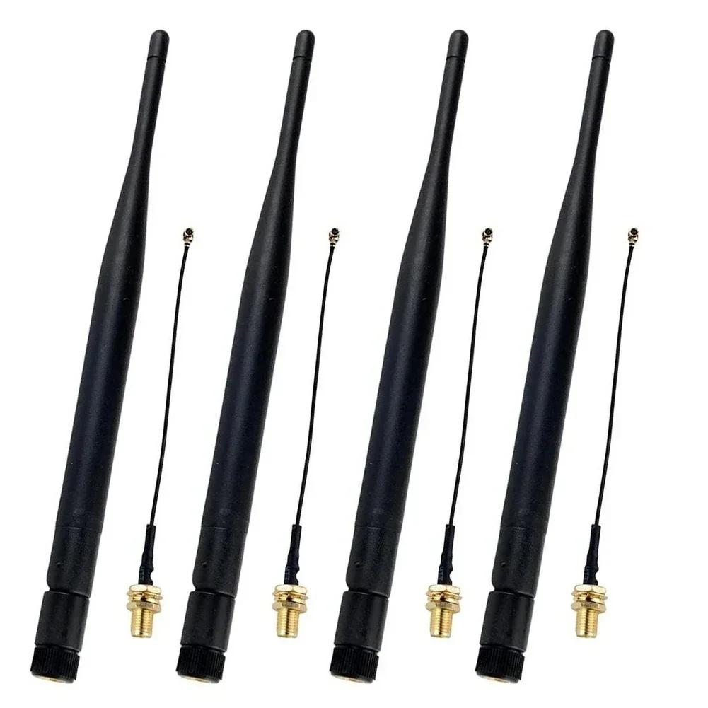915MHz For LoRa Antenna 5dBi For SMA Male 195mm + To For SMA Female Cable For Heltec For LoRa 32 V3, -AB02 For LoRa GPS