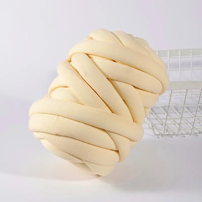 500G isländische ultradicke Wolle entkernte Baumwolle Kristall Samt Handgewebtes Material DIY Weben Handtasche Haustier Nest