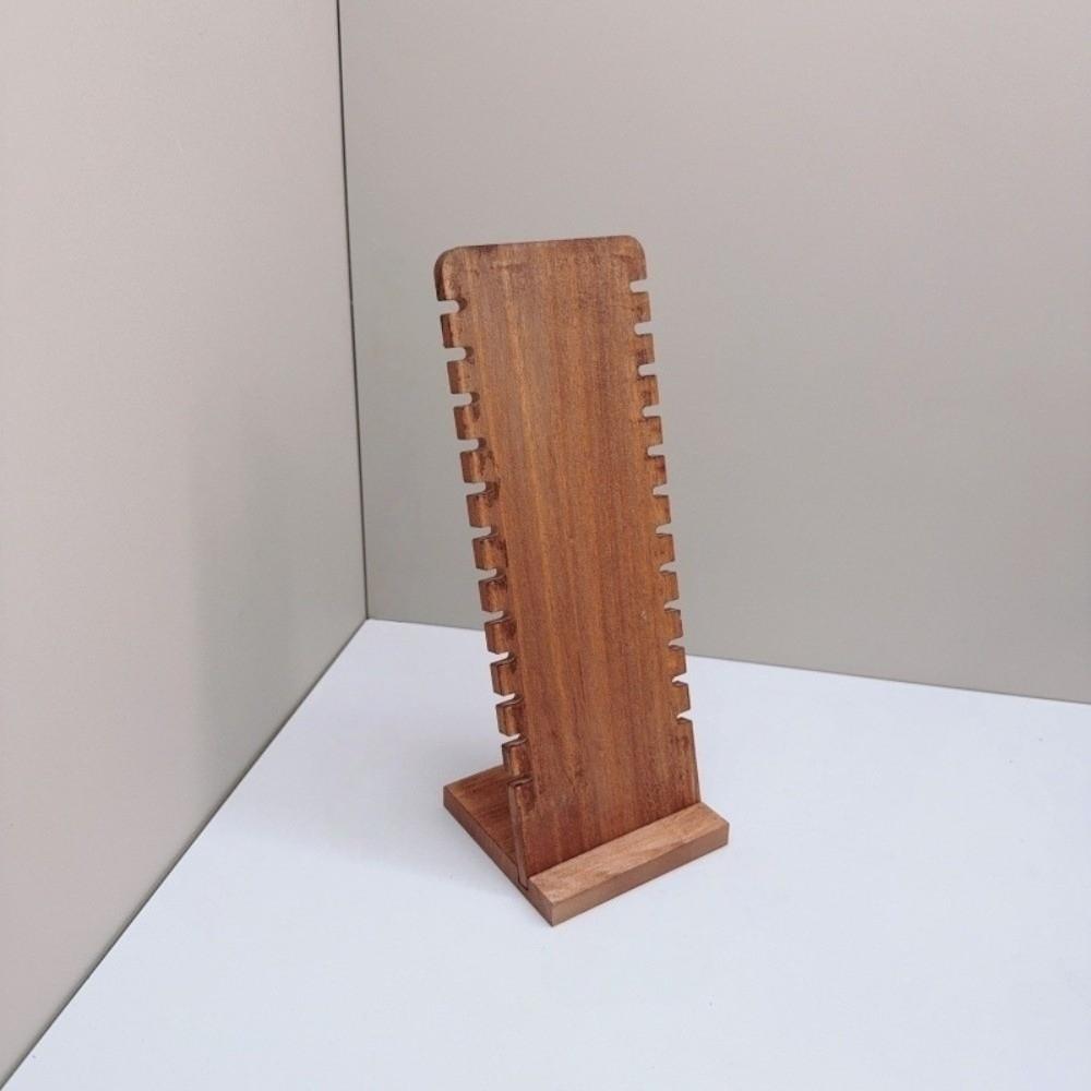 Holz Holz Halskettenständer Lang Hand Armreif Schmuckhalter Dame