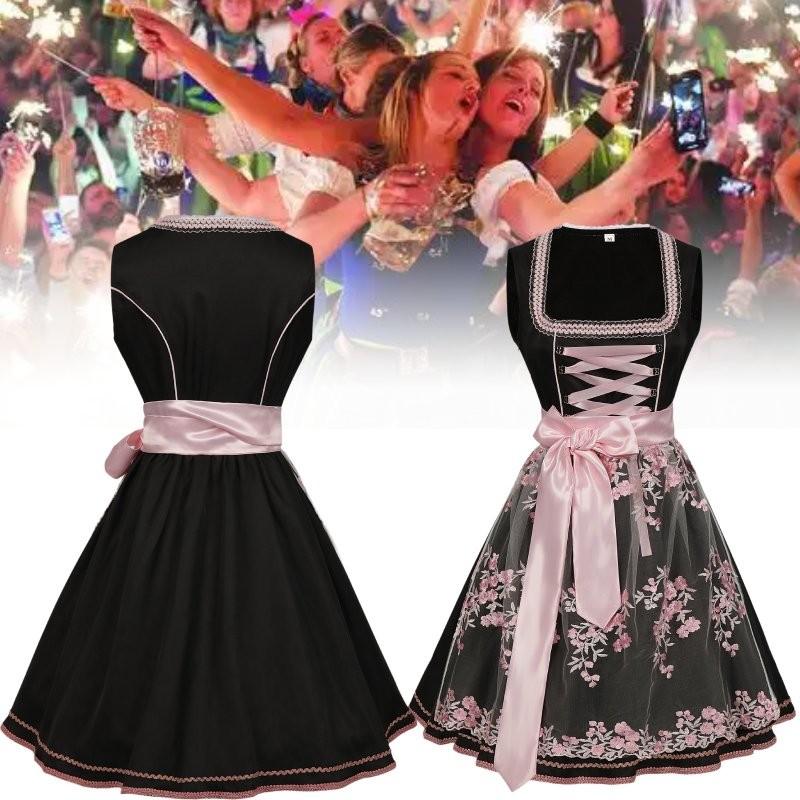 Women Cosplay Oktoberfest Dresses Slip Skirt Festival Stage Clothing Performance