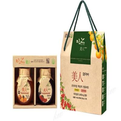 Jeju Story Fiber 200g Hallabong Tea + 200g Omija Tea Gift Set