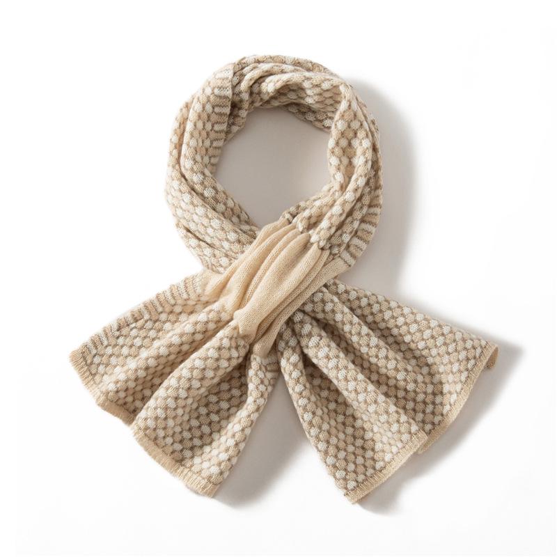 Women s 100% Pure Cashmere Plaid Scarf - Warm, Versatile, Fashionable for Autumn/Winter