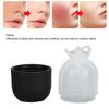 Ice Face Roller Silicone Black for Skin Lifting & Pore Refining