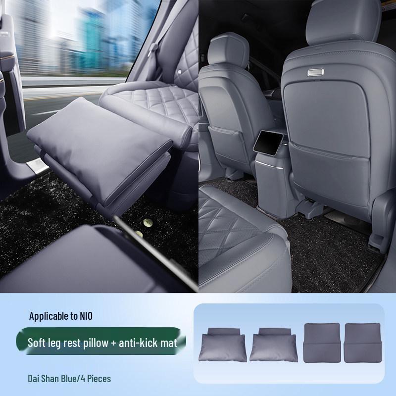 Nio ES8 Rear Leg Rest Pillow - Zero Gravity Protective Mat for 26 Models, Soft & Comfortable Car Interior Accessory
