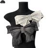 1PCS Big Chiffon Bow Brooch Pins Handmade Brooch For Clothing Wedding Party Clothes Accessories Decoration Party Ornaments Gifts