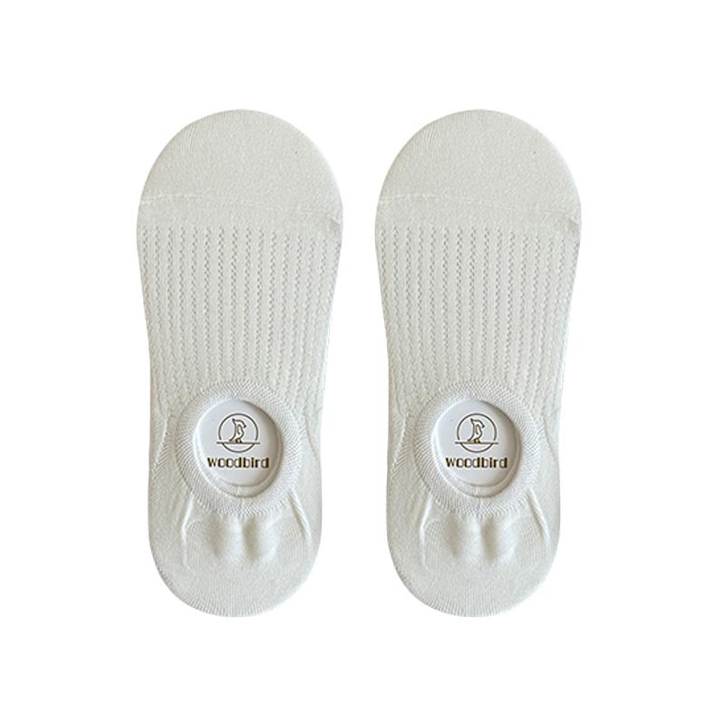 Women's Breathable Mesh Ankle Socks, Non-Slip, Cotton, Invisible, Low-Cut for Summer