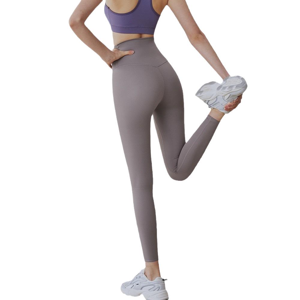 High-Waisted Butt-Lifting Quick-Dry Yoga Pants for Women - Perfect for Running, Training, or Outdoor Wear.
