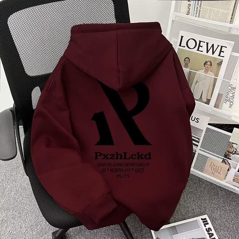 Men's Korean-Style Double-Layer Hooded Sweatshirt - Autumn New Arrival Casual Loose Fit Trendy Top for Couples