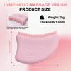 Contour Face Brush Silicone Facial Anti-Puffiness Supplies Dry Brushing Face Brush For Women Men Girls Ladies Beauty Lovers