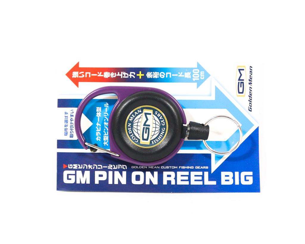 Golden Mean GM Pin On Reel Big Carabina 100cm Purple (6204)