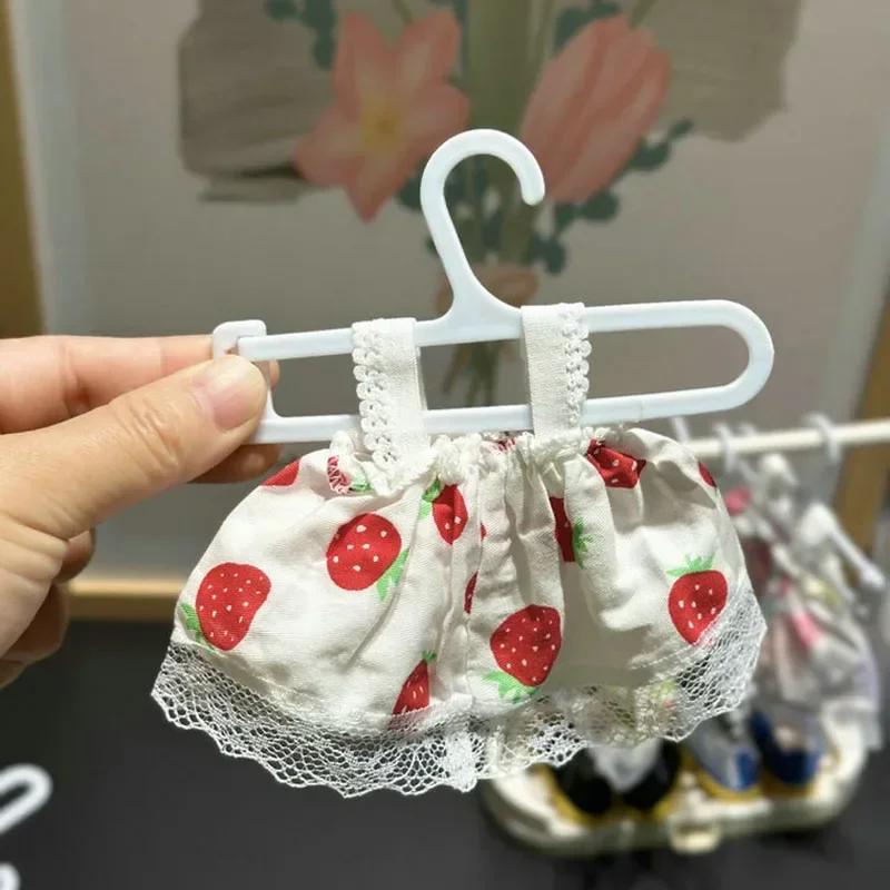 10 Stück/Set Mini Clothesse Kleiderbügel für Labubu und andere 17 cm Puppen Labubu Schuhregal Puppenzubehör Kinderspielzeug