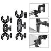 Double Clamp Camera Mount Clip Camera Crab Clamp Motorcycle Bicycle Handlebar Clip For Gopro Hero Insta360 DJI Camera Accessory