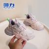WARRIOR Girls Sports Shoes Spring and Autumn New Princess Casual Shoes Children's Running Shoes