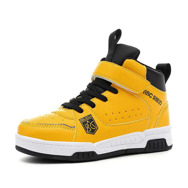 Children's High-Top Basketball Shoes Non-Slip Outdoor Jogging Sneakers Breathable Athletic Trainers for Boys And Girls