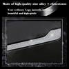 For Tesla Model 3/Y Accessories Bling Crystal Rhinestone Door Handle Cover Trim Protector Sticker Decal Shiny Diamond 4-packs