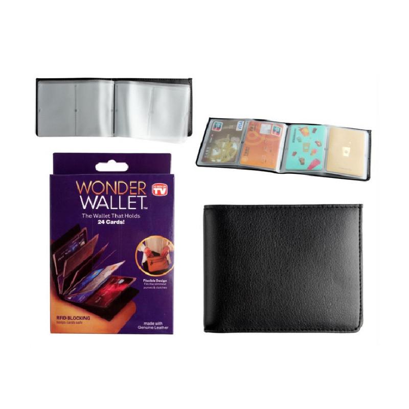 Wonder Pu Wallet Document Card Bags Wallet With Multiple Card Durable Slots
