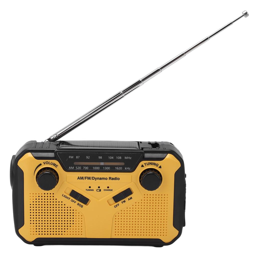 Weather Radio Multifunction SOS 4 Power Supply AM FM NOAA Adjustable Brightness Emergency Radio for Camping Outdoor