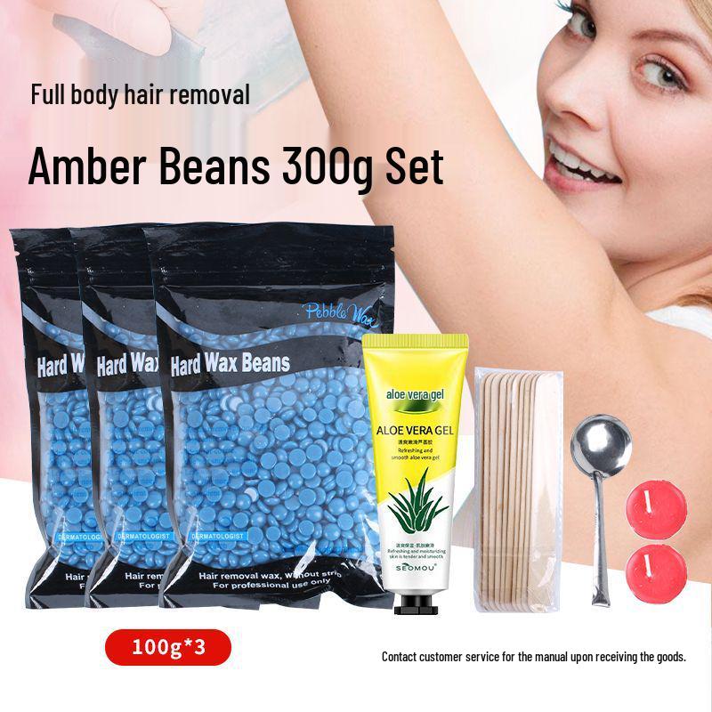 Bienenwachs-Haarentfernungscreme für Frauen - Gesicht, Beine, Oberlippe, Bart und Intimbereich.