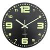 12" Luminous Silent Quartz Wall Clock - Creative Wooden Design for Living Room