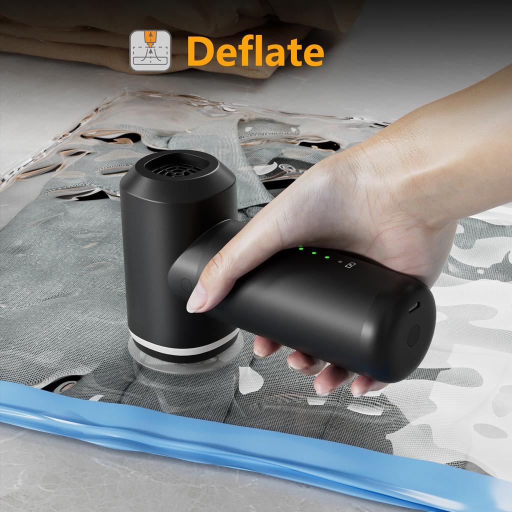 100000 RPM 6000mAh  Wireless Air Duster Dust Blowing Gun 2 In 1 Air Blower and Vacuum Cleaner Cordless Duster Blowers