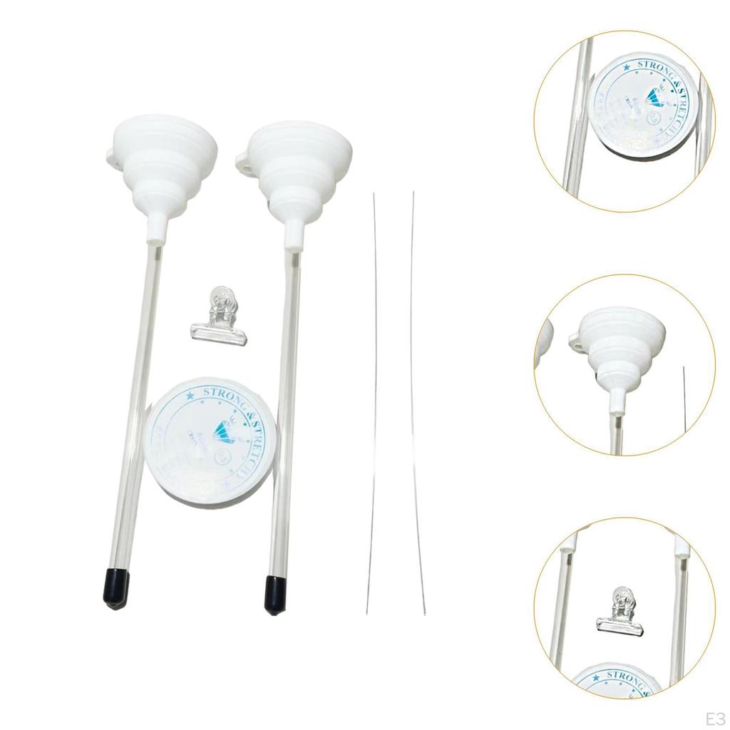 Beading Funnels and Pins Tool DIY String Bead for Jewelry Necklaces