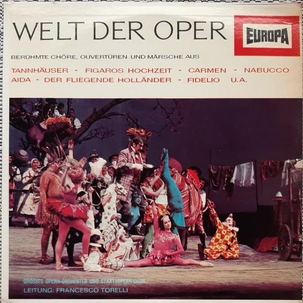 

LP Record ORCHESTER FRANCESCO TORELLI FRANC Welt Der Oper E122 Europa Germany Classical Used