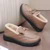 Damenmode Rutschfeste Ballerinas Lässige Weiche Leichte Slipper Verdickende Bequeme Warme Schuhe für den Winter