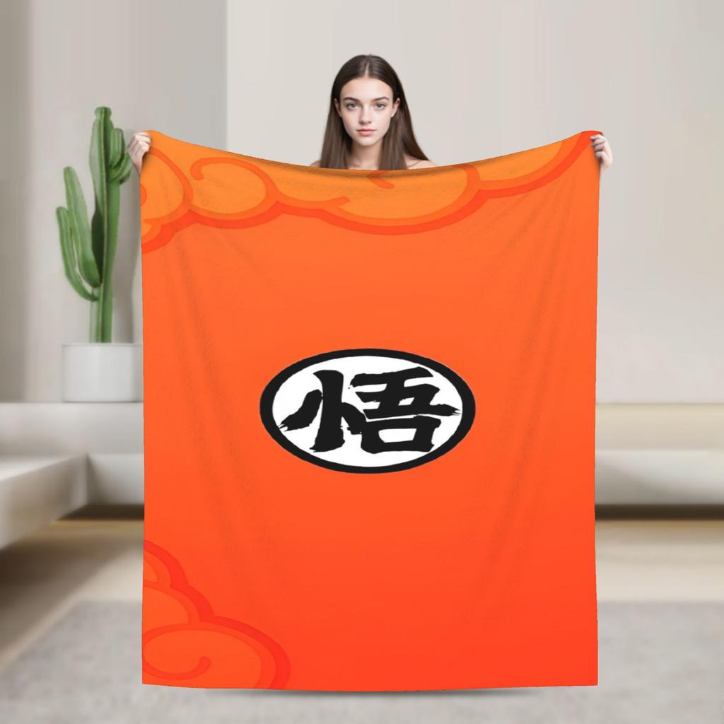 Anime D-Dragons B-Balls Blanket Quality Warm Soft Throw Blanket Winter Airplane Travel Home Decor Pattern Bedspread