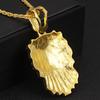 Men Fashion Diamante Lion Head Shape Necklace