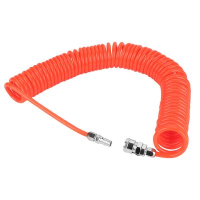 8mm*5mm Flexible PU Recoil Air Hose with Joints for  Air Compressor Pump 9m Red