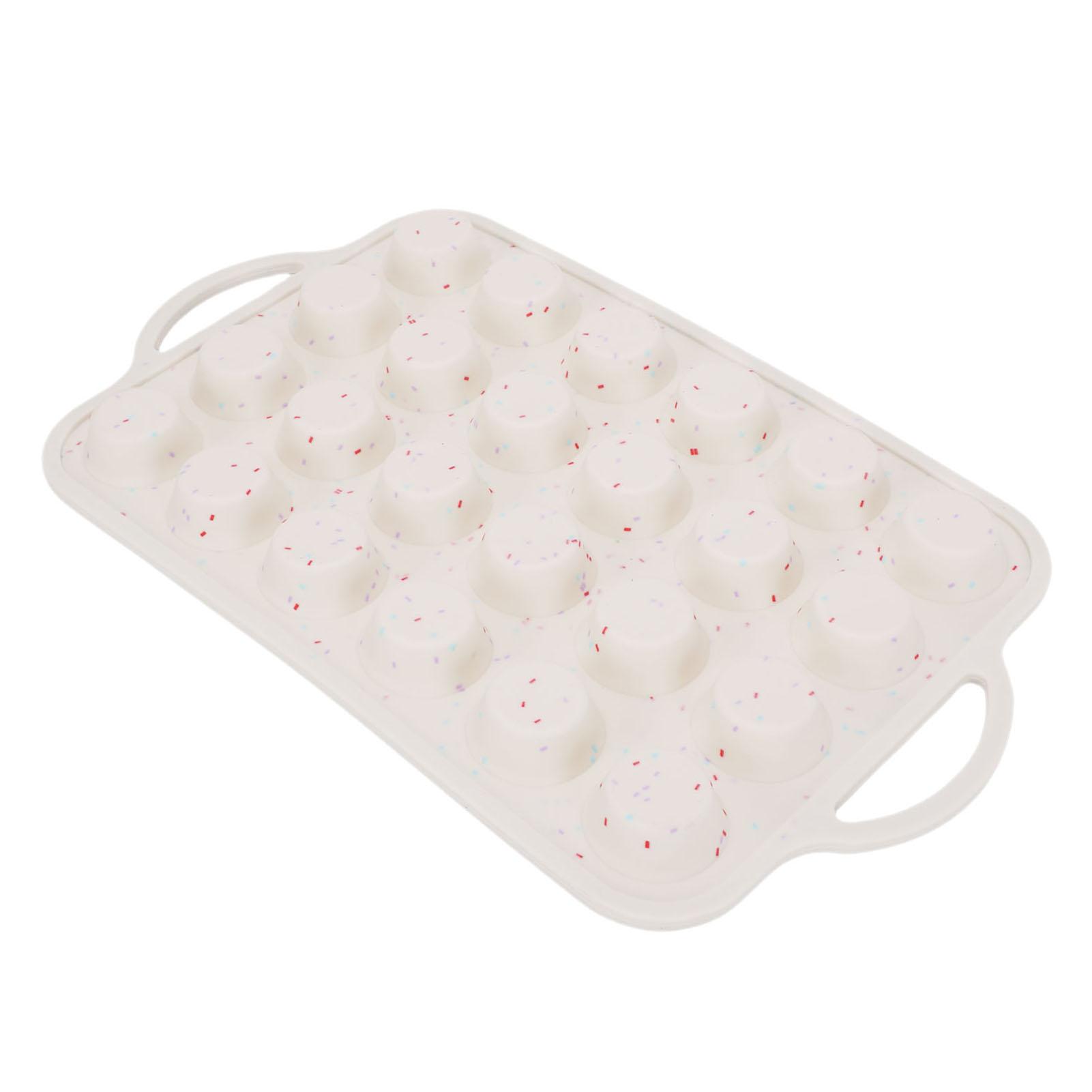 

Silicone Muffin Pans Metal Reinforced Frame Nonstick Cupcake Tray Heat Resistance for Homemade Baking