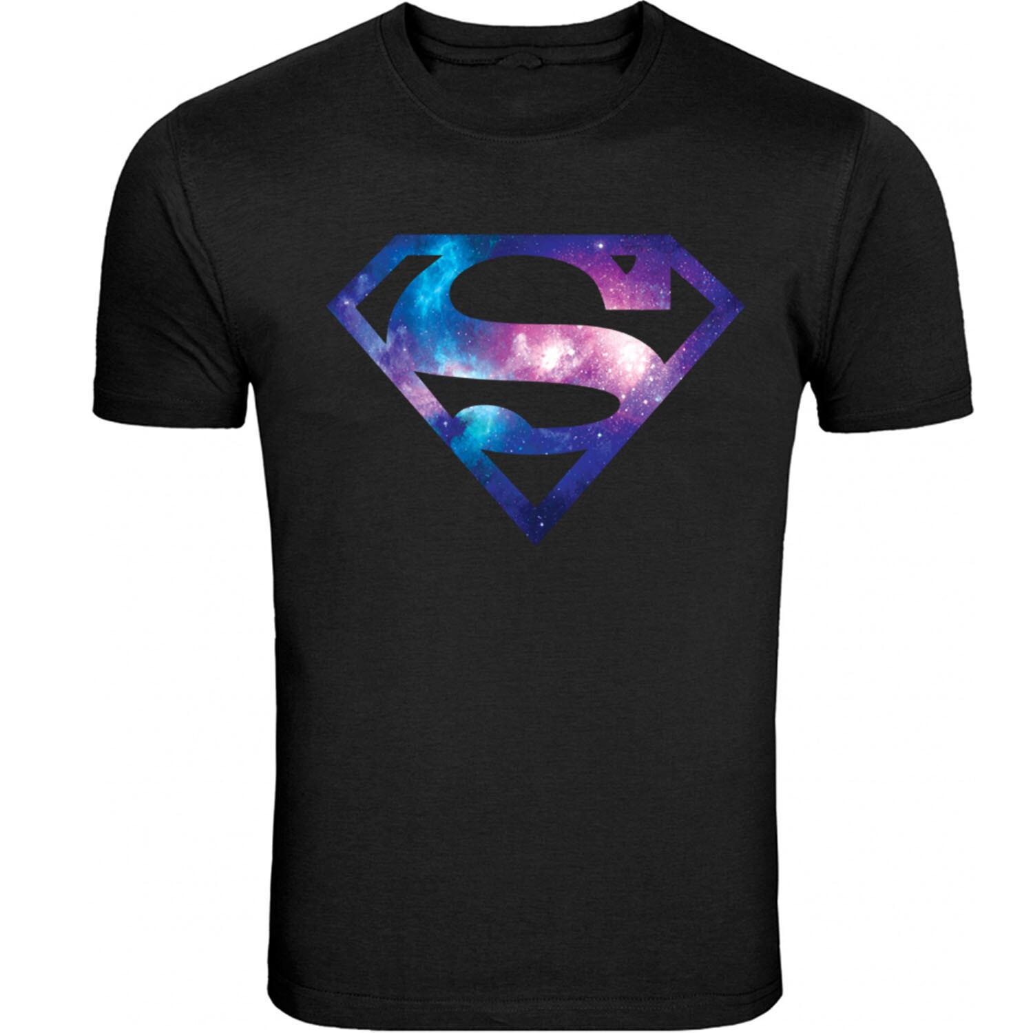 Superman Shirt Unisex T-shirt Tee Black T-Shirt Tee XXL