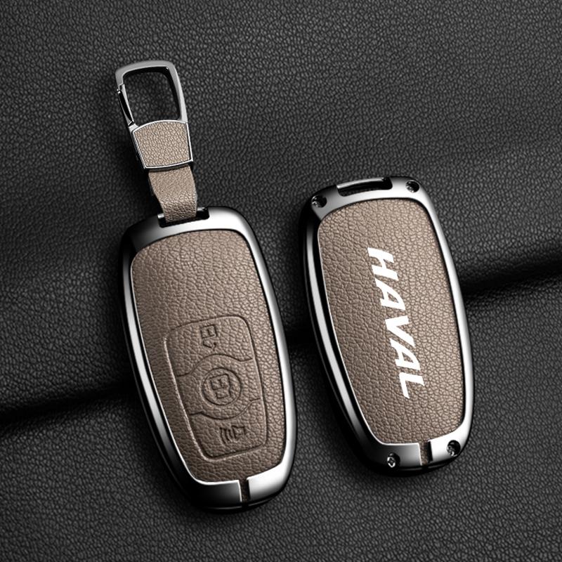 Suitable for 13-17 Haval H6 car remote key covers 14-16 Great Wall C50 Haval H6 zinc alloy car key protection cases