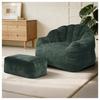 Bear Paw Single Sofa with Ottoman– Elevate Your Relaxation Space