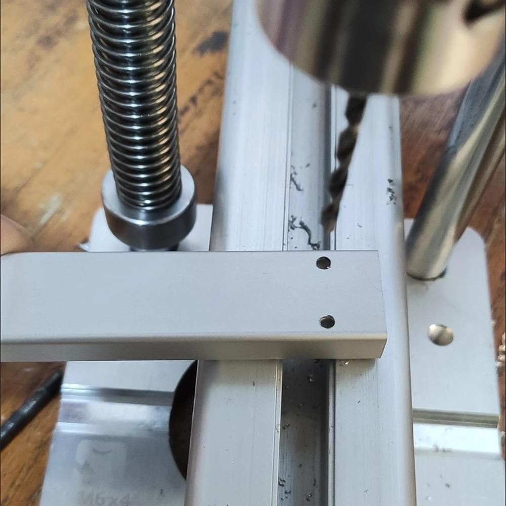 1Pc Precision Portable Drillling Guide Jig, Woodworking Adjustable Punch Locator or Straight Hole Drilling Template Tool