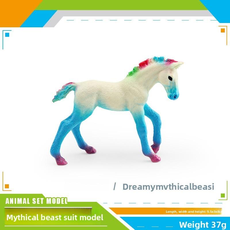 Unicorn Figurine Collectible Pvc Model For Kids Fantasy Animal Decor Play Toy