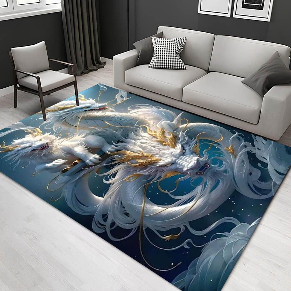 

1pc 1443899424Pattern Carpet, Area Rug For Living Room Bedroom Room Bed Chair Laundry Entryway Corridor Yard Non-slip Outdoor Camping Rug Fl 60cm by 90cm