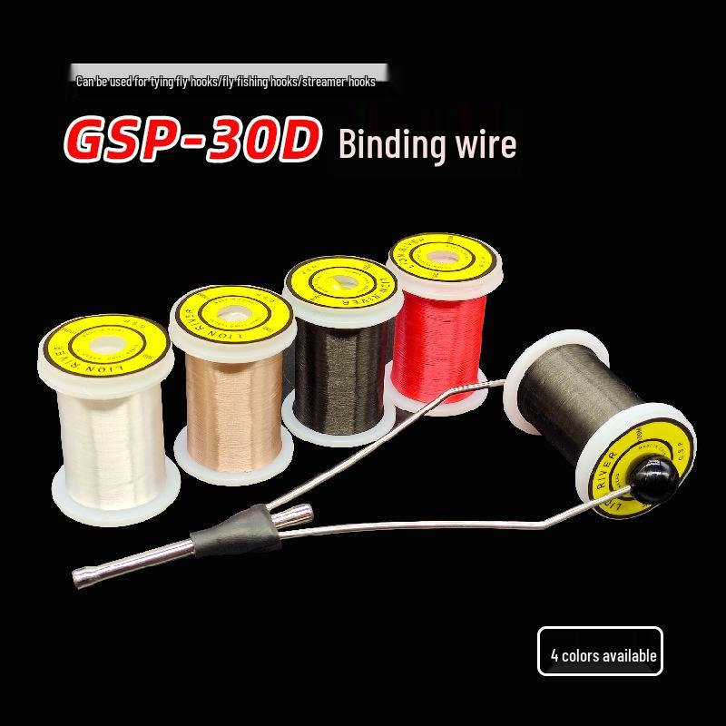 

Надміцна 30D нитка для в язання мушок для гачків та приманок білий