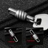 1pc Titanium Alloy Keychain Quick Release Car Keychain Mini Quick Opening Metal Ring Buckle